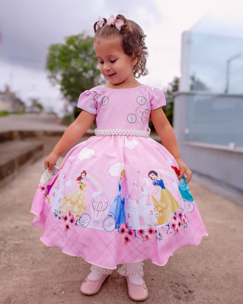 Vestido Tematicos da Pop Princesas Disney