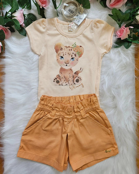 Conjunto Infantil Menina Glinny Oncinha