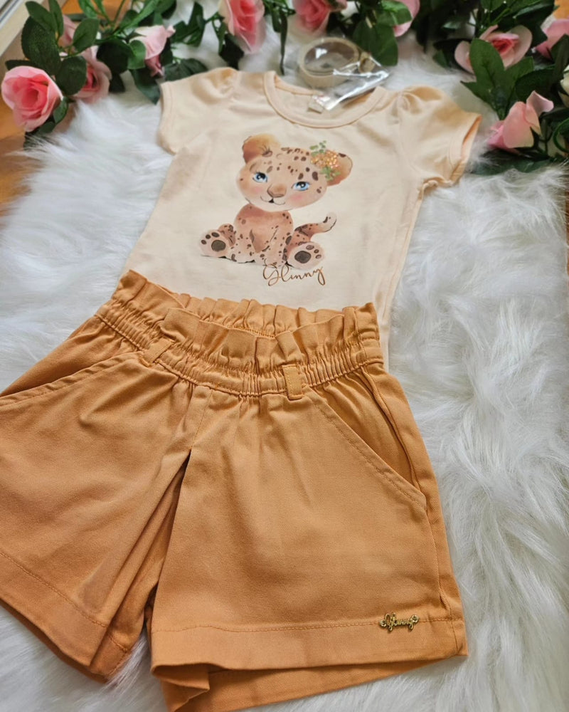 Conjunto Infantil Menina Glinny Oncinha