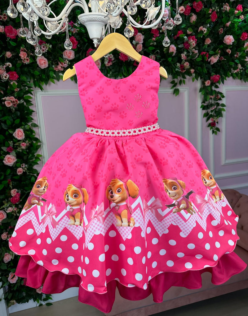 Vestido Temáticos da Miss Sky Patrulha Canina (VESTTMCDMSSSKYP)