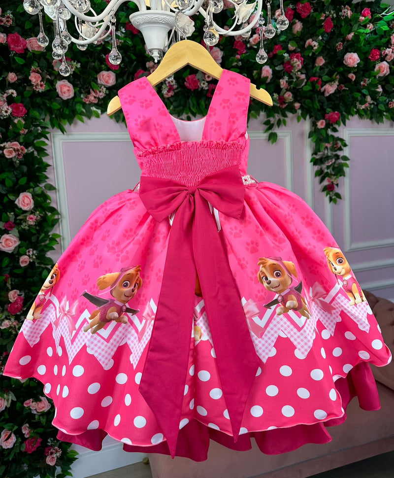 Vestido Temáticos da Miss Sky Patrulha Canina (VESTTMCDMSSSKYP)