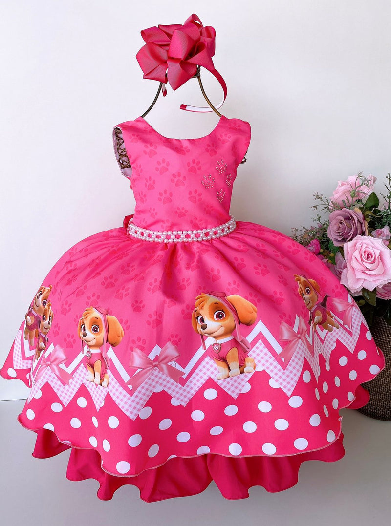 Vestido Temáticos da Miss Sky Patrulha Canina (VESTTMCDMSSSKYP)