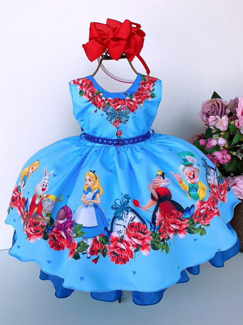 Vestido Temáticos da Miss Alice No Pais Das Maravilhas (VESTTMCDMSSA)