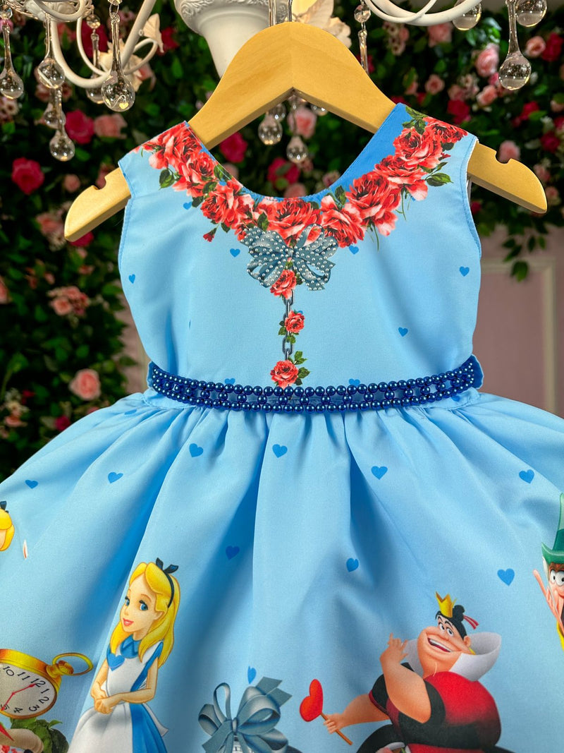 Vestido Temáticos da Miss Alice No Pais Das Maravilhas (VESTTMCDMSSA)