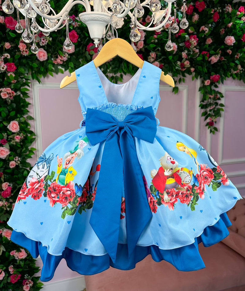 Vestido Temáticos da Miss Alice No Pais Das Maravilhas (VESTTMCDMSSA)