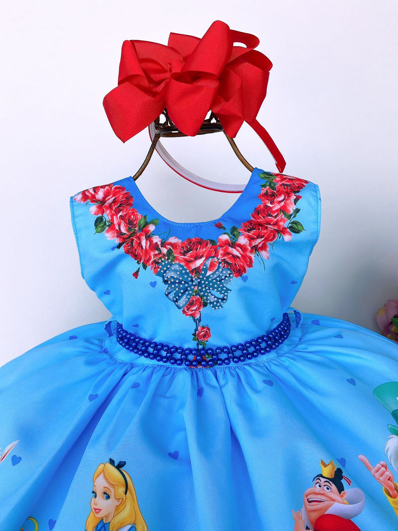 Vestido Temáticos da Miss Alice No Pais Das Maravilhas (VESTTMCDMSSA)