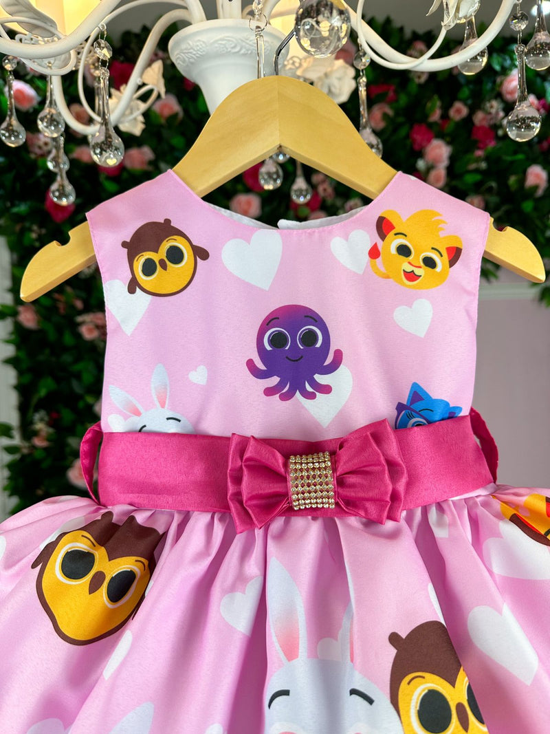 Vestido Infantil Temáticos Luxo Bolofofos - Bolo Fofos (VESTINFTTMTLBLFF)