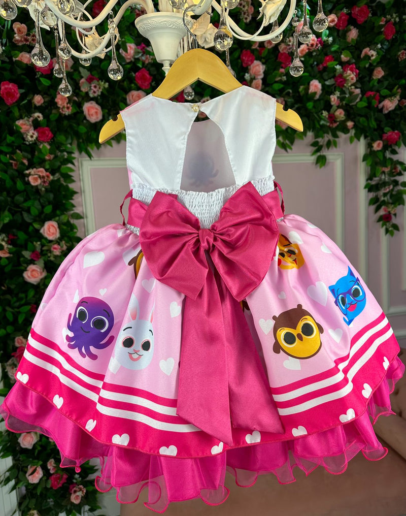 Vestido Infantil Temáticos Luxo Bolofofos - Bolo Fofos (VESTINFTTMTLBLFF)