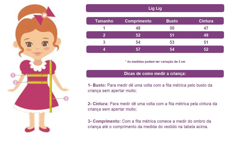 Vestido Infantil Rosa C/ Bolinhas Minnie C/ Aplique de Laço