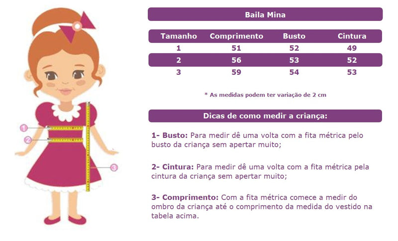 Vestido Infantil Rosa Turma do Circo Com Estrelas Festas (1187RA)