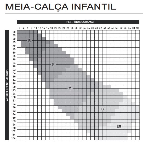 Meia Calça Infantil Preta de Algodão Fio 80