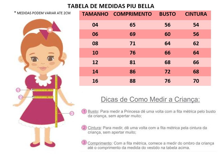 Vestido Infantil Jardim das Borboletas Rosa Luxo Cinto