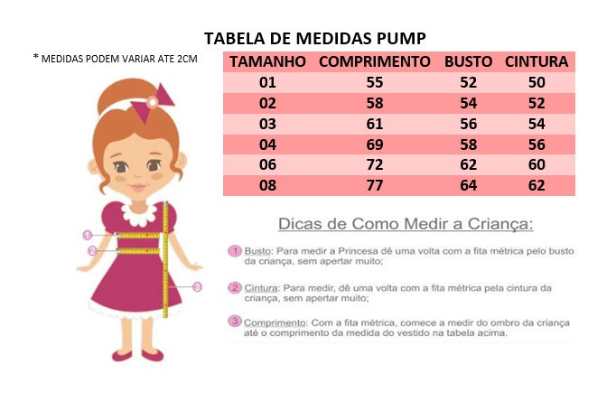 Vestido Infantil Rosa Circo Corações Laço Rosa Super Luxo