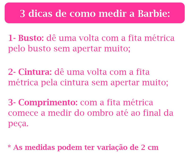 Vestido Infantil Barbie Rosa Busto Paetê e Broche de Lacinho