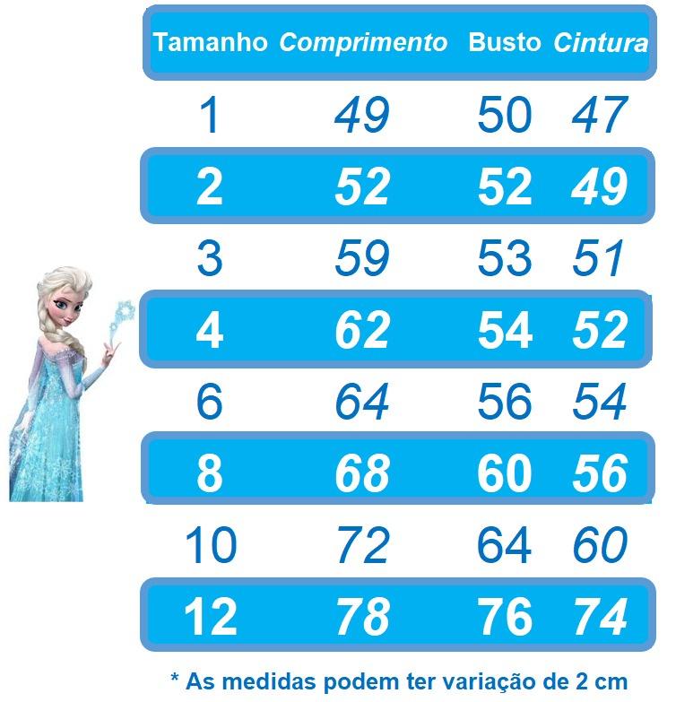 Vestido Infantil Frozen Princesas Com Cinto de Pérolas