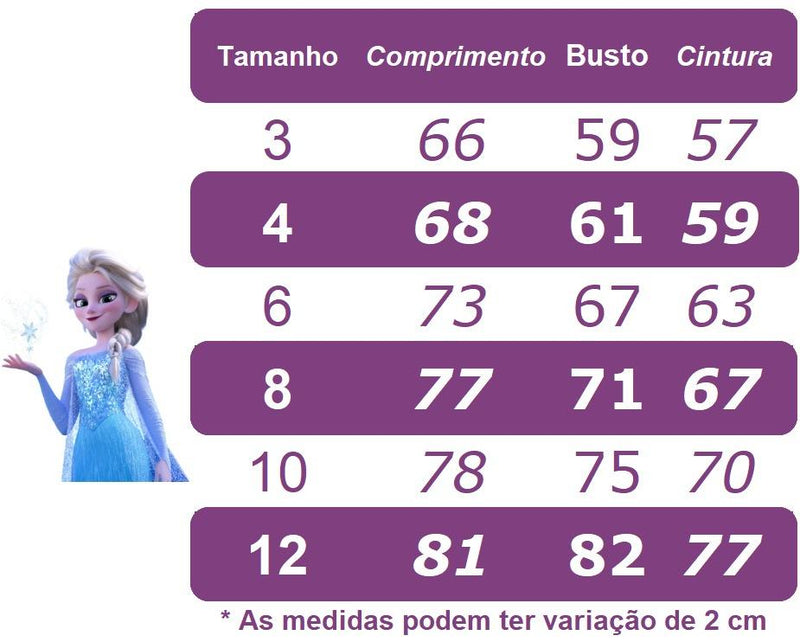 Vestido Infantil Frozen Elsa e Anna Azul Princesas Pérolas