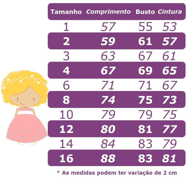 Vestido Infantil Rosa Jardim das Borboletas Damas Luxo Pérolas