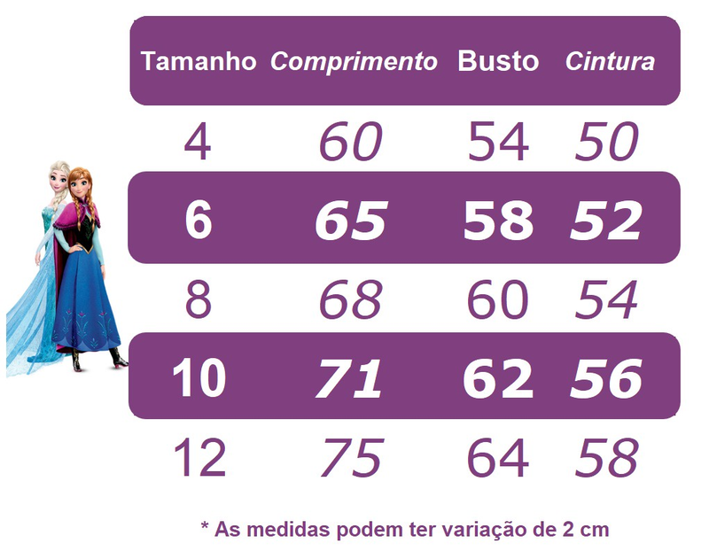 Vestido Infantil Princesas da Disney Frozen Elsa Anna Festas (3463AZ)