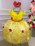 Vestido Princesa Temático Bela e a Fera (VESTPRNCTMTBLAFRA)