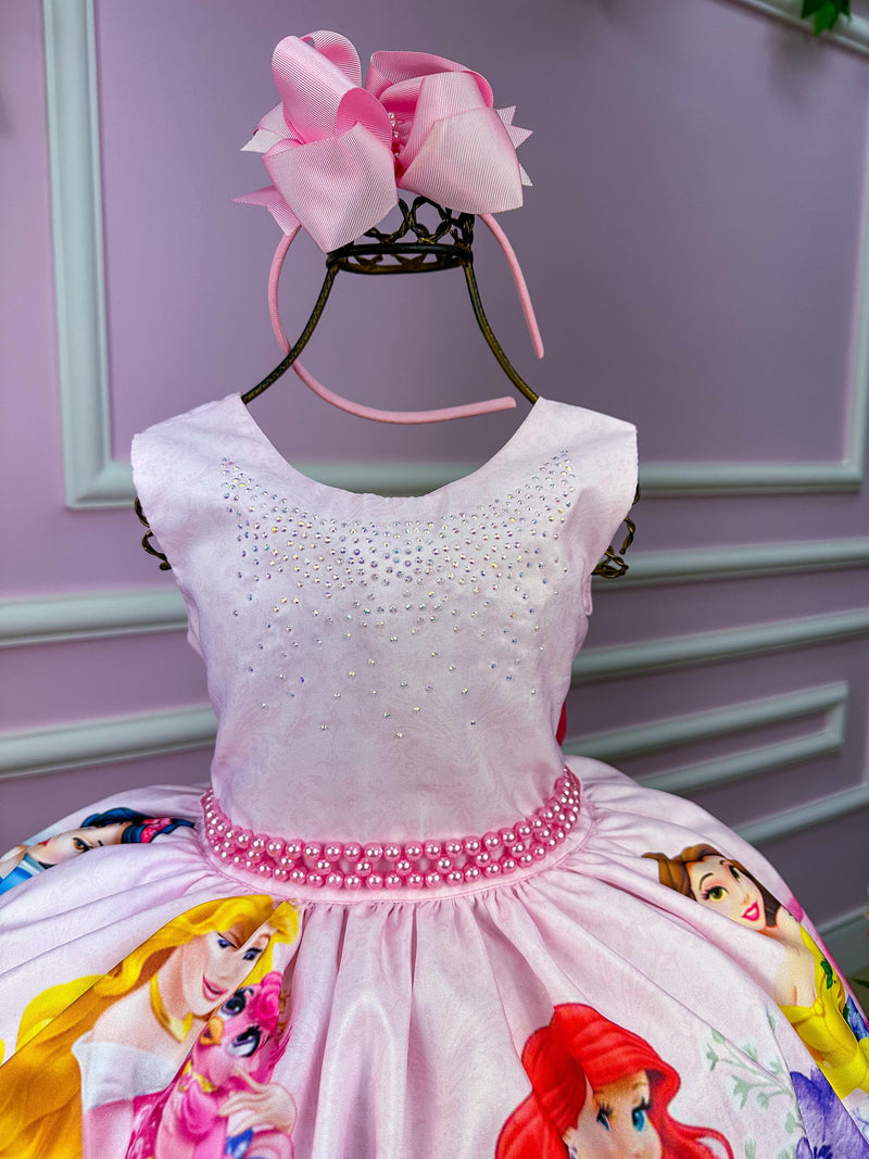 Vestido Temático da Miss Princesas Disney (VSTDTMISSPCSD)