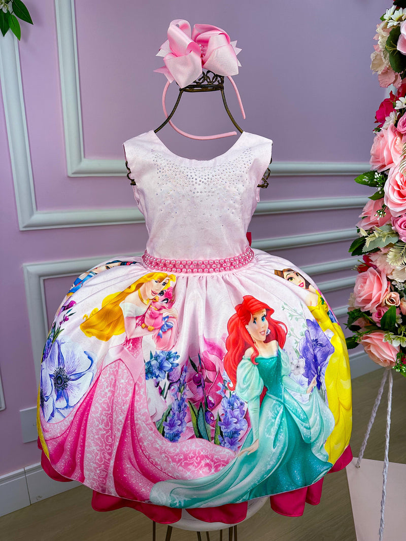 Vestido Temático da Miss Princesas Disney (VSTDTMISSPCSD)