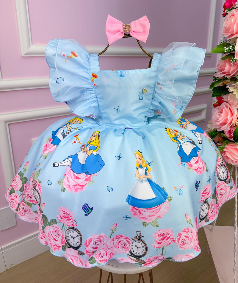 Vestido Temáticos Kids Alice no País das Maravilhas (VESTKIDSALCMRLHAS)