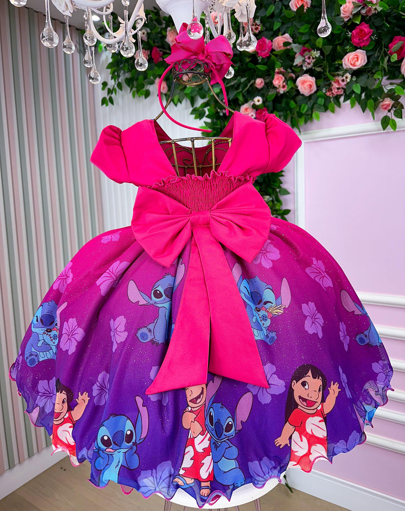 Vestido Temáticos Ysa Kids Lilo Stitch Modelo 2 (VESTTMSSLILOMDLO)