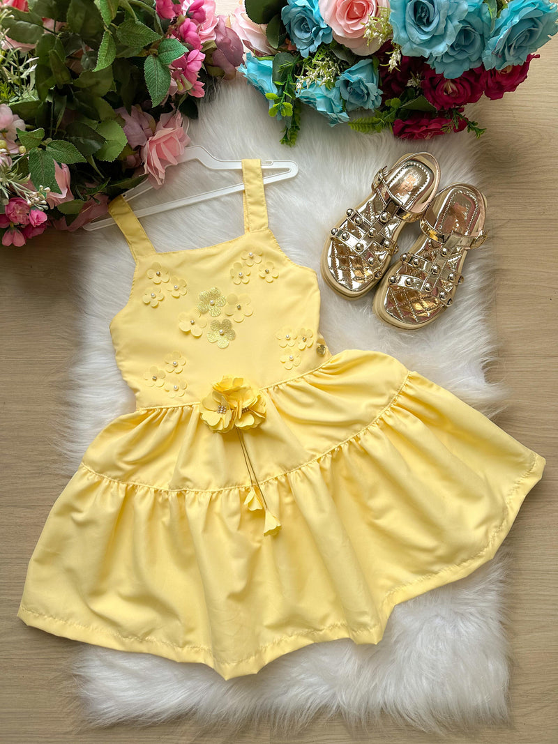 Vestido Blogueirinha Cecilia Amarelo (VESTBLGCLLAMRL)