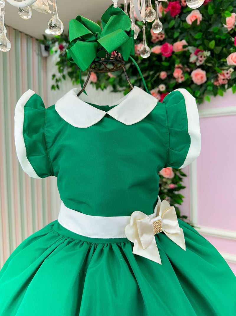 Vestido Blogueirinha Camile Verde - Natal (VESTBNHAMILAVERDE)