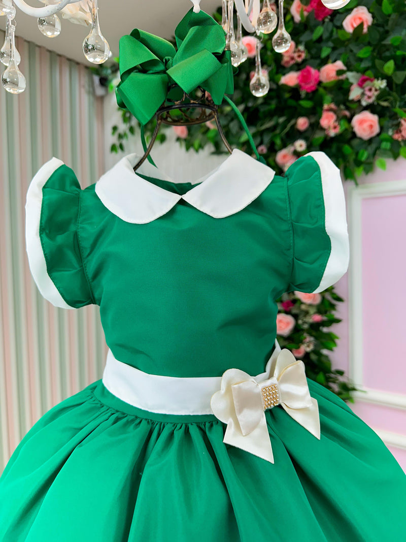 Vestido Blogueirinha Camile Verde - Natal (VESTBNHAMILAVERDE)