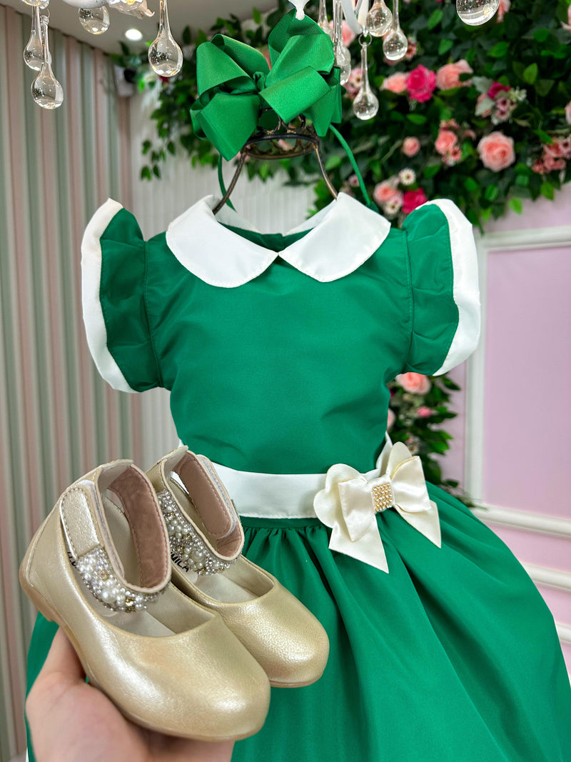 Vestido Blogueirinha Camile Verde - Natal (VESTBNHAMILAVERDE)