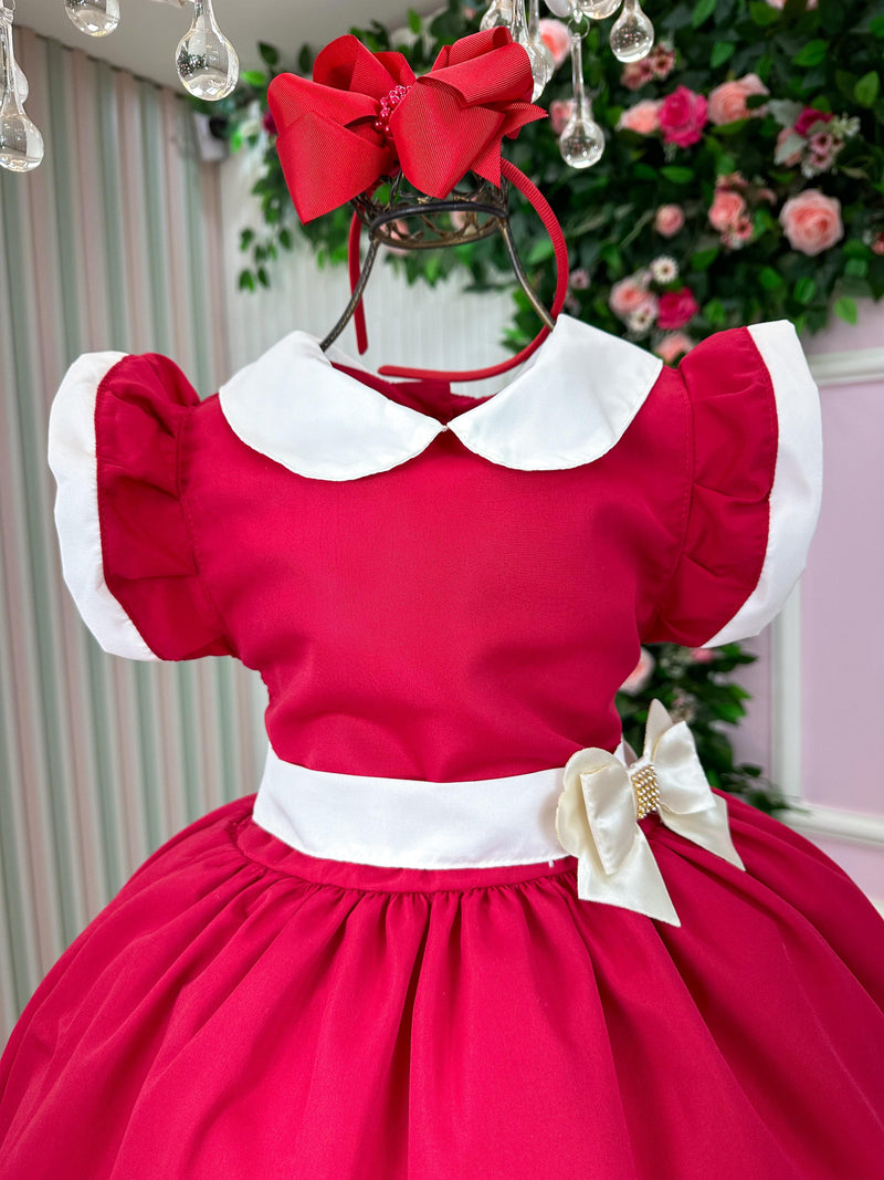 Vestido Blogueirinha Camile Vermelho - Natal (VESTBNHAMILAVRLHO)