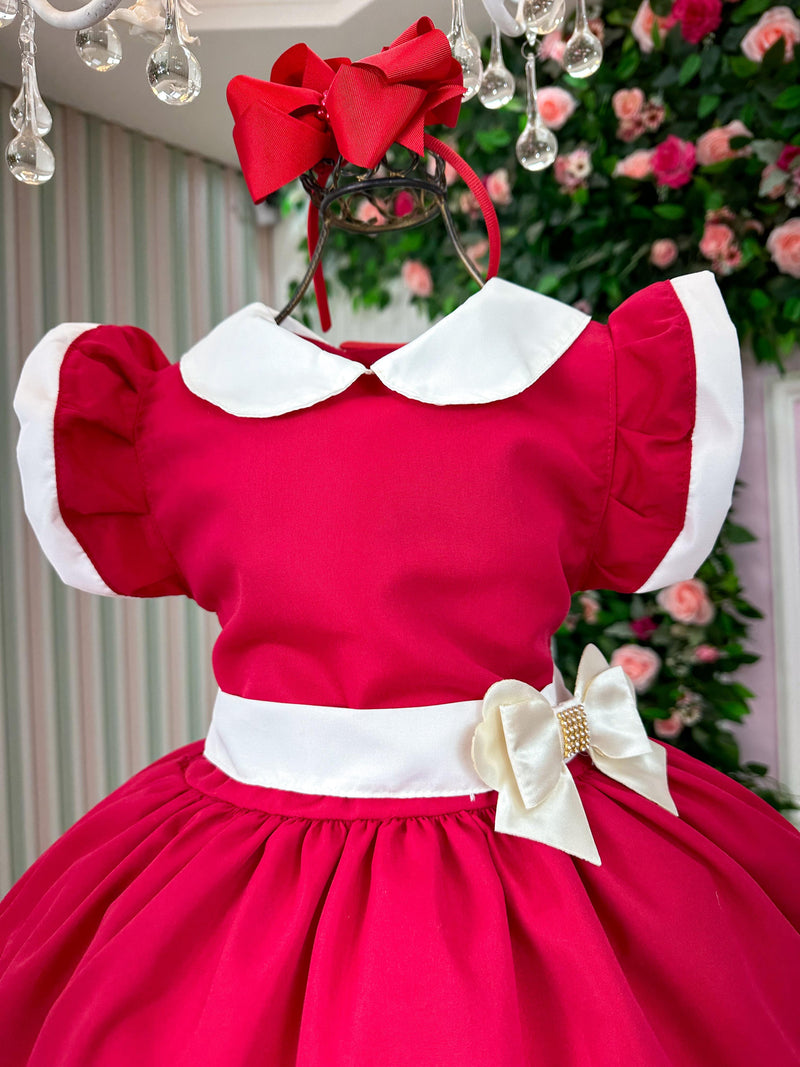 Vestido Blogueirinha Camile Vermelho - Natal (VESTBNHAMILAVRLHO)