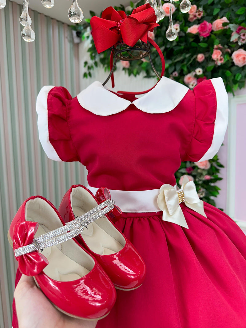 Vestido Blogueirinha Camile Vermelho - Natal (VESTBNHAMILAVRLHO)